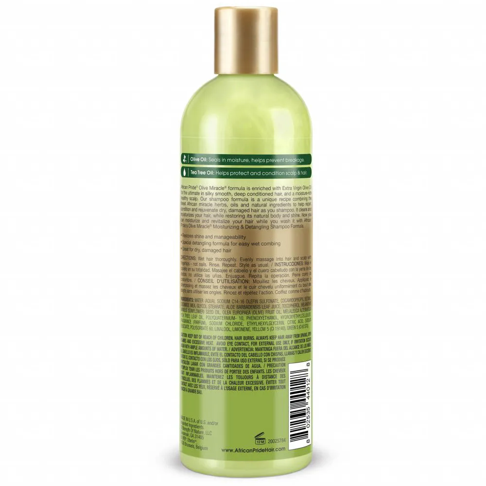 African Pride Olive Miracle 2-In-1 Shampoo 355 ml