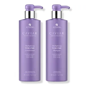 Alterna Caviar Anti-Aging Multiplying Volume Shampoo & Conditioner 16oz Bundle ($111 Value)