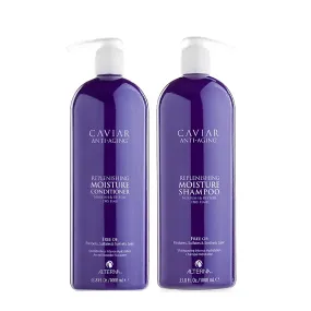 Alterna Caviar Anti-Aging Replenishing Moisture Shampoo & Conditioner Liter Bundle ($162 Value)