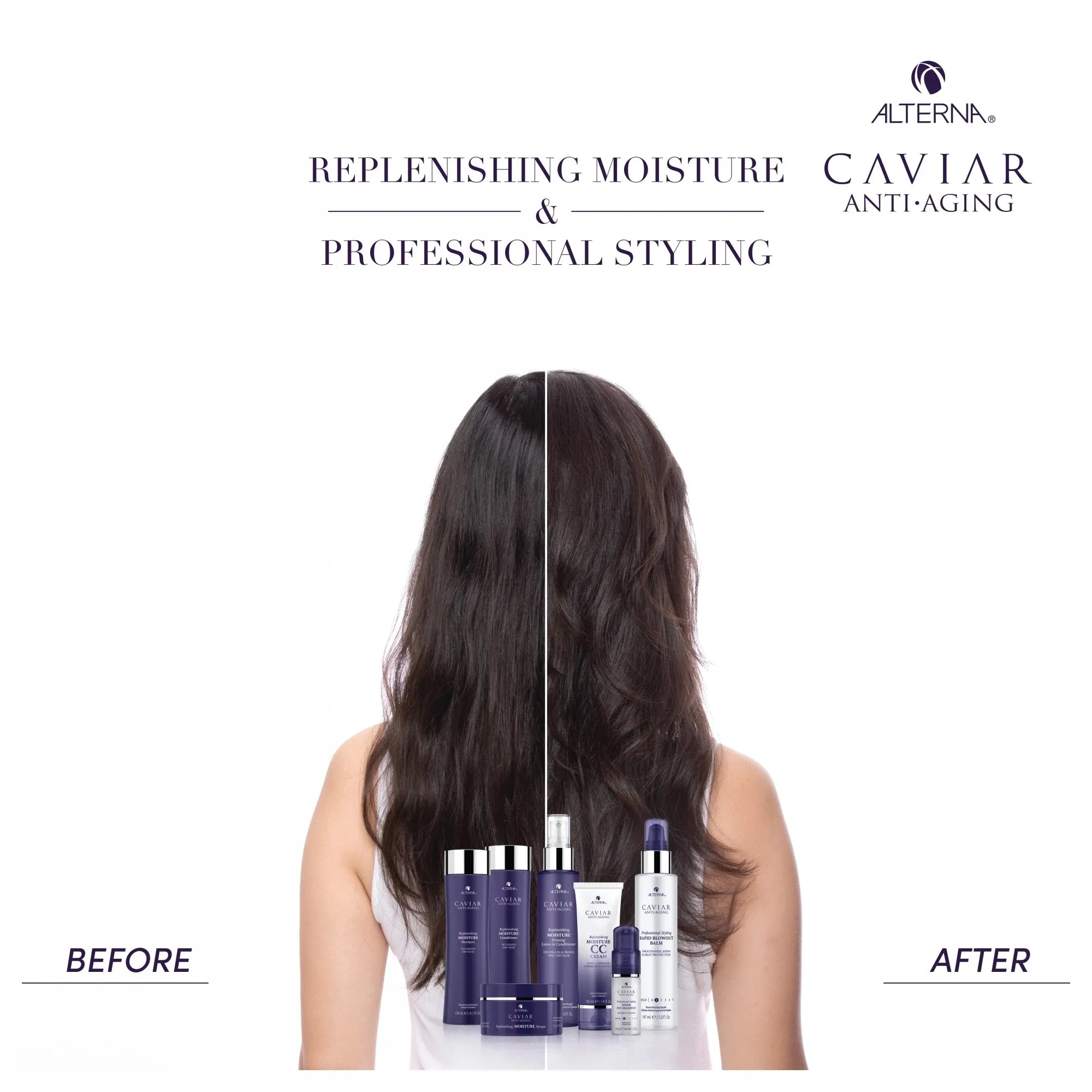 Alterna Caviar Anti-Aging Replenishing Moisture Shampoo & Conditioner Liter Bundle ($162 Value)