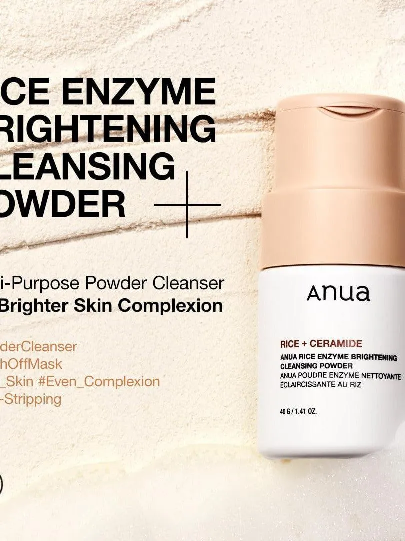 Anua Rice Enzyme Brightening Cleansing Powder