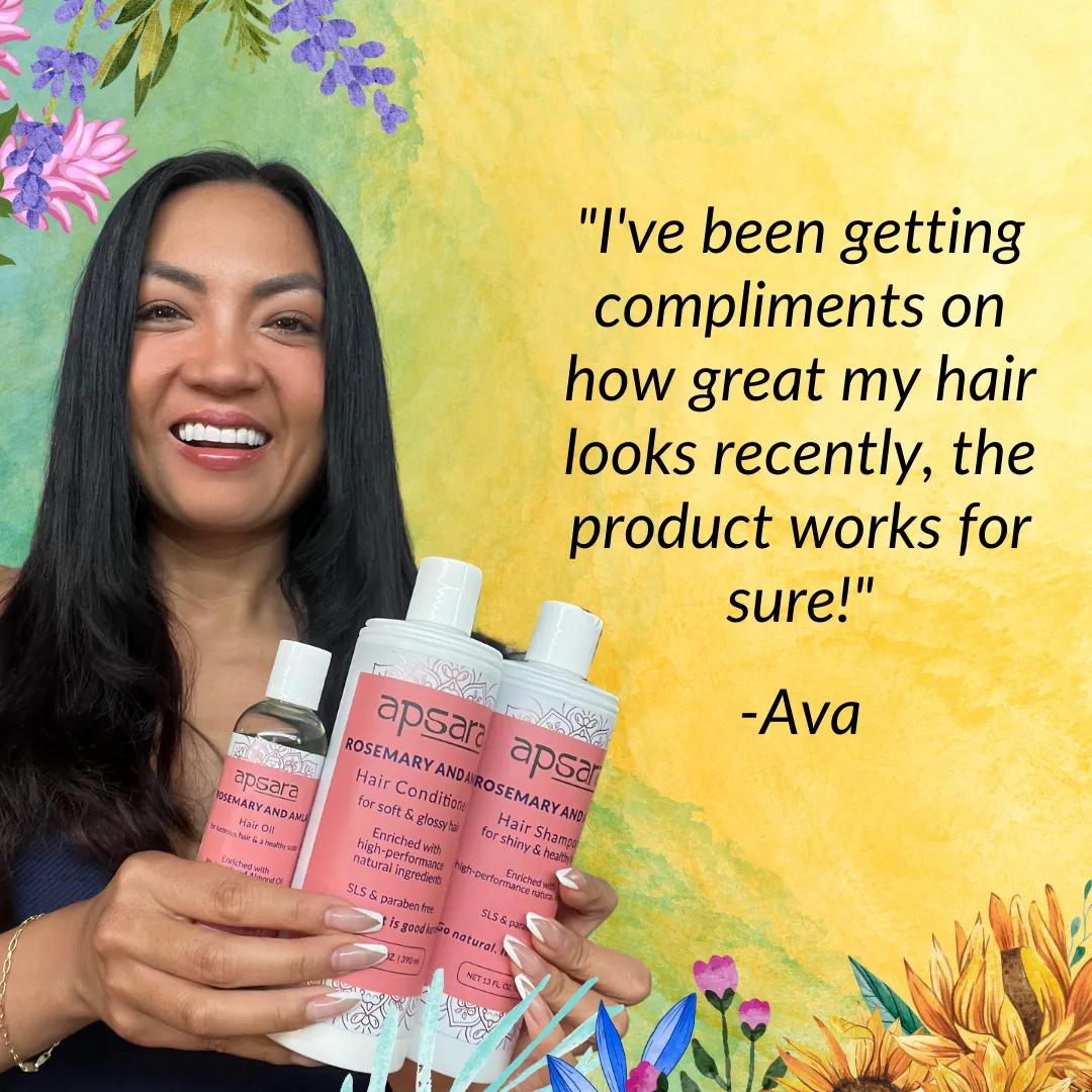 Apsara Natural Hair Care Routine