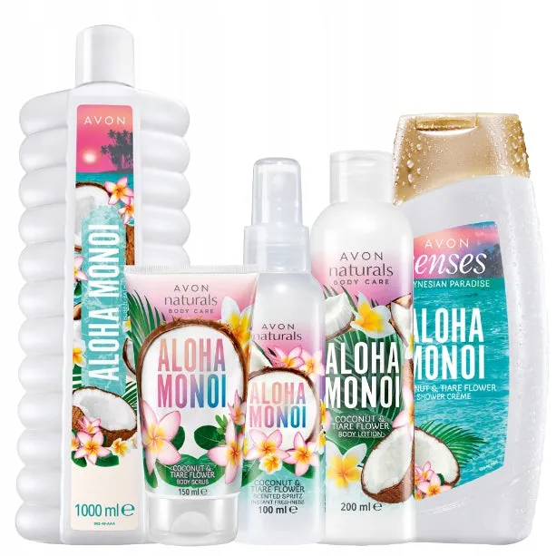 Avon Naturals Aloha Monoi Coconut & Tiare Flower Body Scrub - 150ml