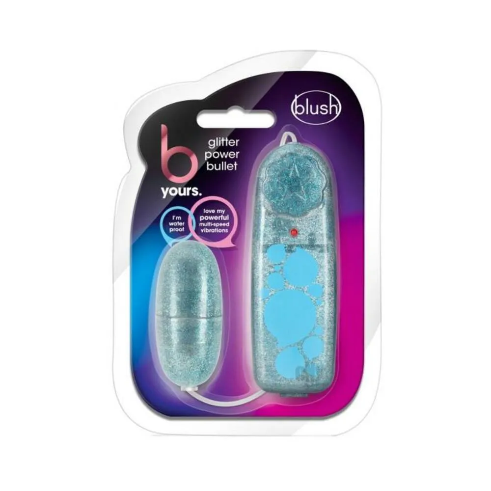 B Yours - Glitter Power Bullet - Blue