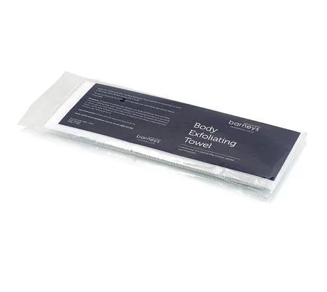 Barneys Exfoliating Body Towel White