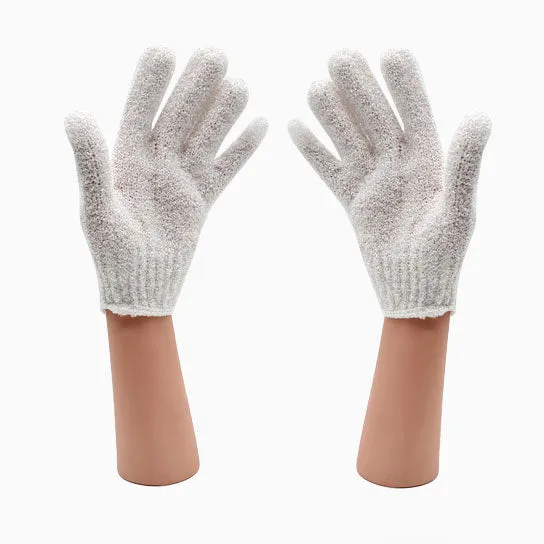 Barneys Exfoliating Gloves White