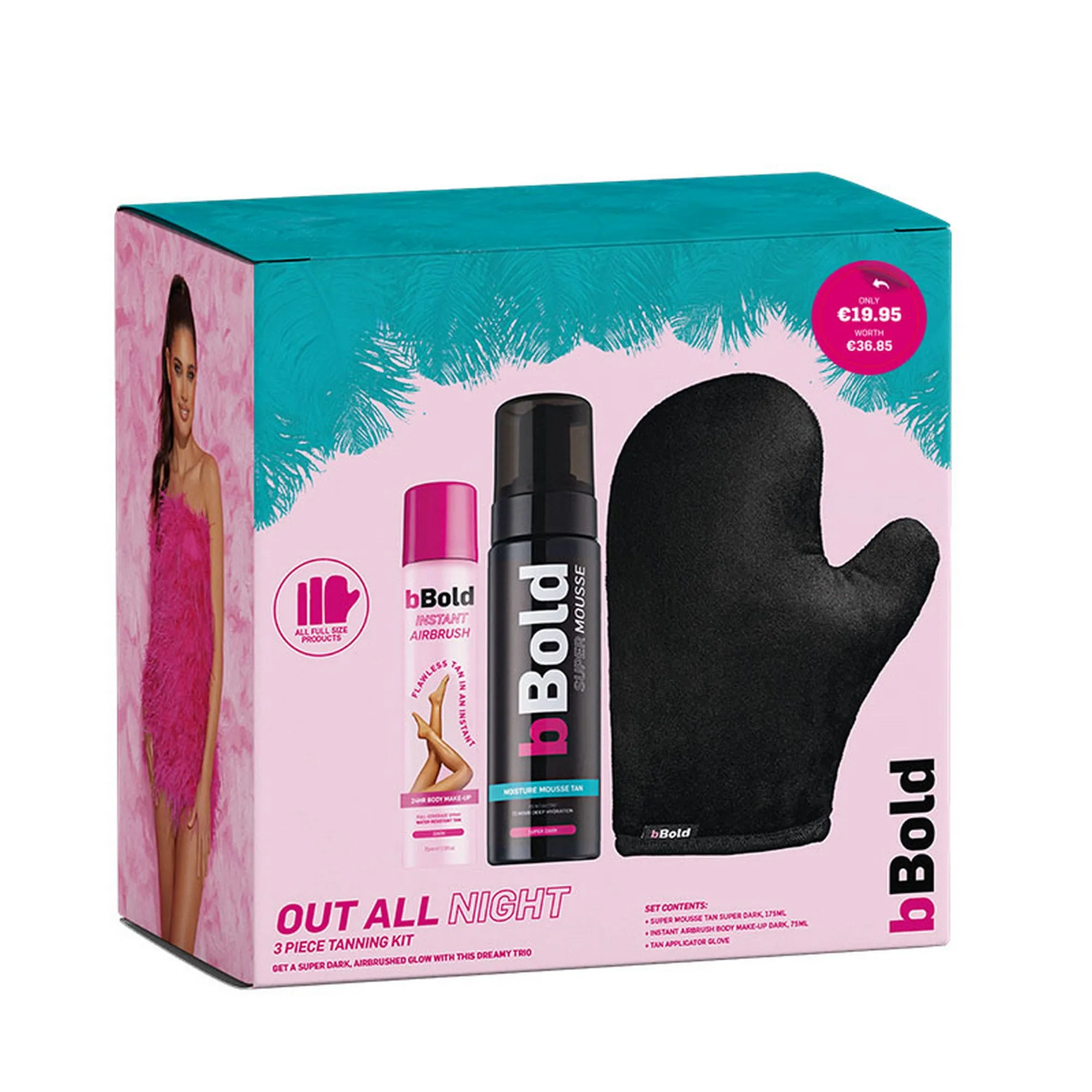 BBold Out All Night Super Mousse Super Dark 3 Piece Gift Set