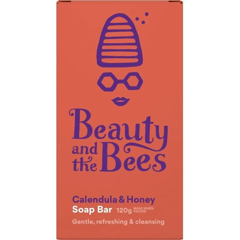 Beauty & the Bees Real Soap Bar 120g - Calendula & Honey