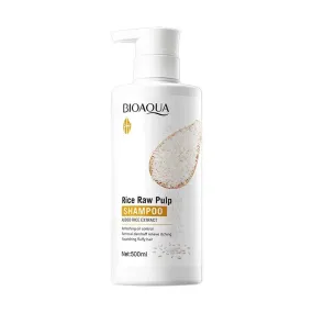 Bioaqua Rice Anti-Hair Loss Strengthening & Moisturizing Hair Cleansing Shampoo 500ml BQY51827