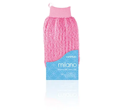 CaronLab Milano Exfoliating Mitt Pink