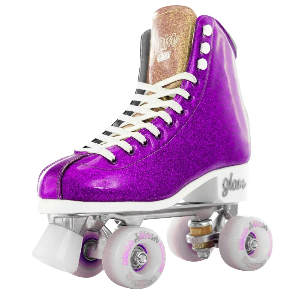 Crazy Skates Disco Glam Purple/Gold Roller Skates