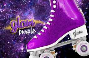 Crazy Skates Disco Glam Purple/Gold Roller Skates