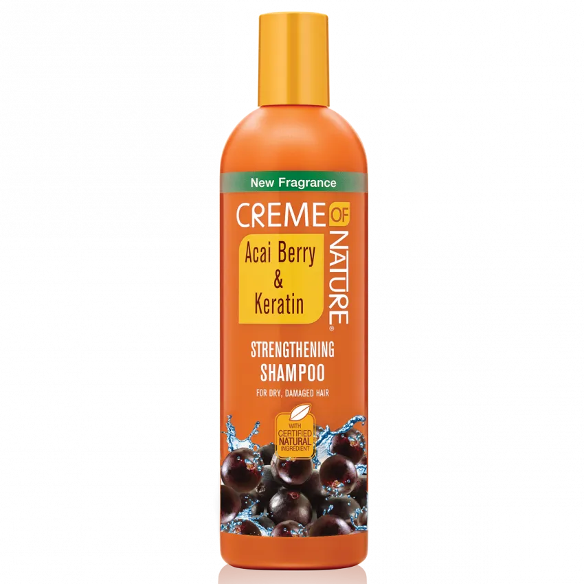 Creme Of Nature Acai Berry & Keratin Strengthening Shampoo 12 oz