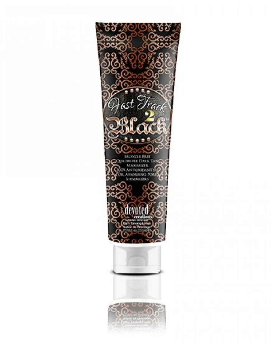 Devoted Creations Fast Track To Black Indoor Skin Tanning Bronzer Lotion - 250ml