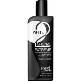 Devoted Creations White 2 Black Extreme Advanced Bronzing Tanning Lotion - 260ml