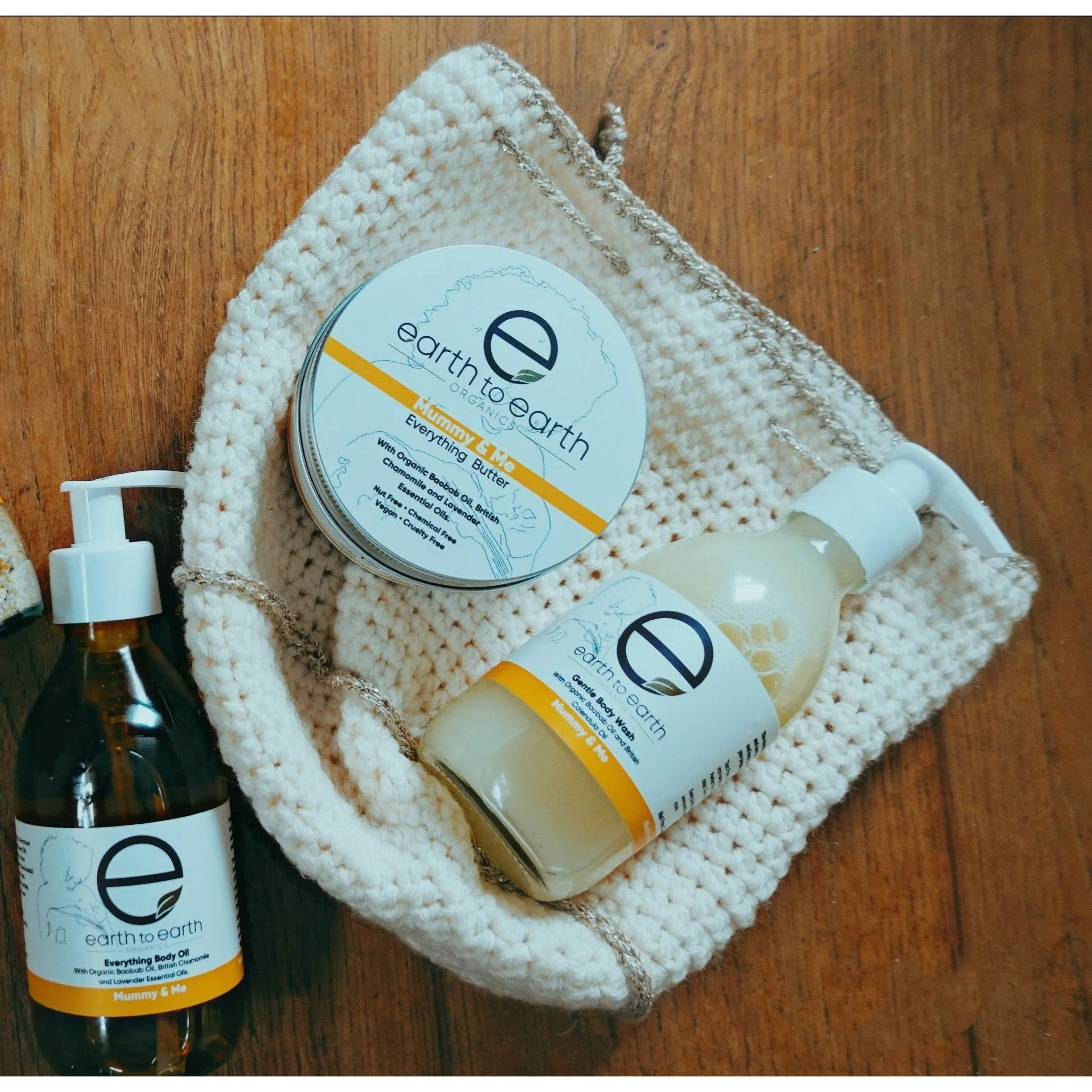 Eco-Friendly Skincare Bath and Body Gift Set for Dry Skin