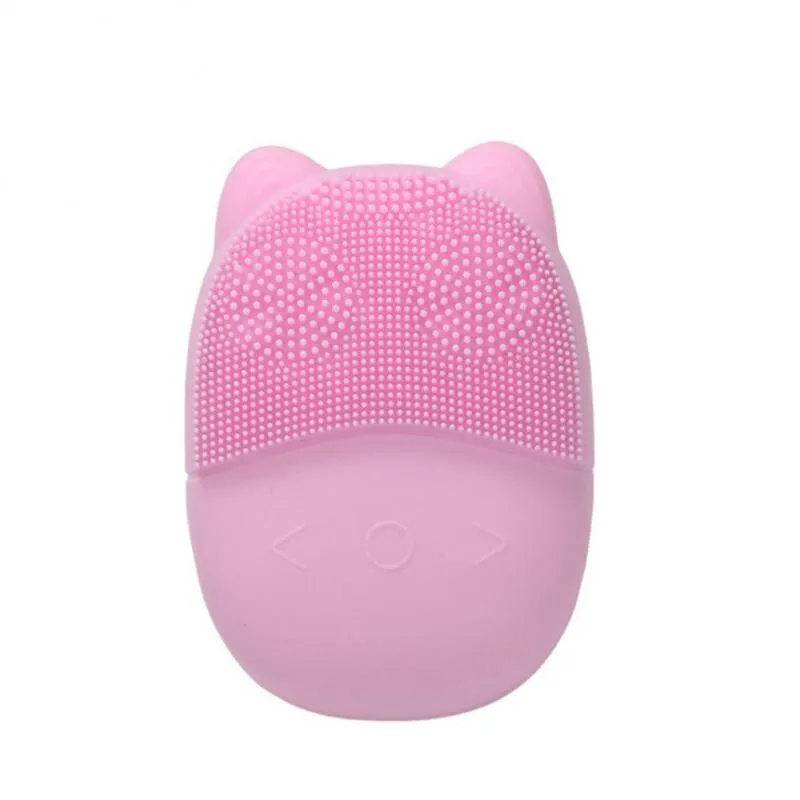 Electric Facial Cleansing Instrument Silicone Face Cleaning Brush One Machine Multi-Head Washing Massage Removing Makeup