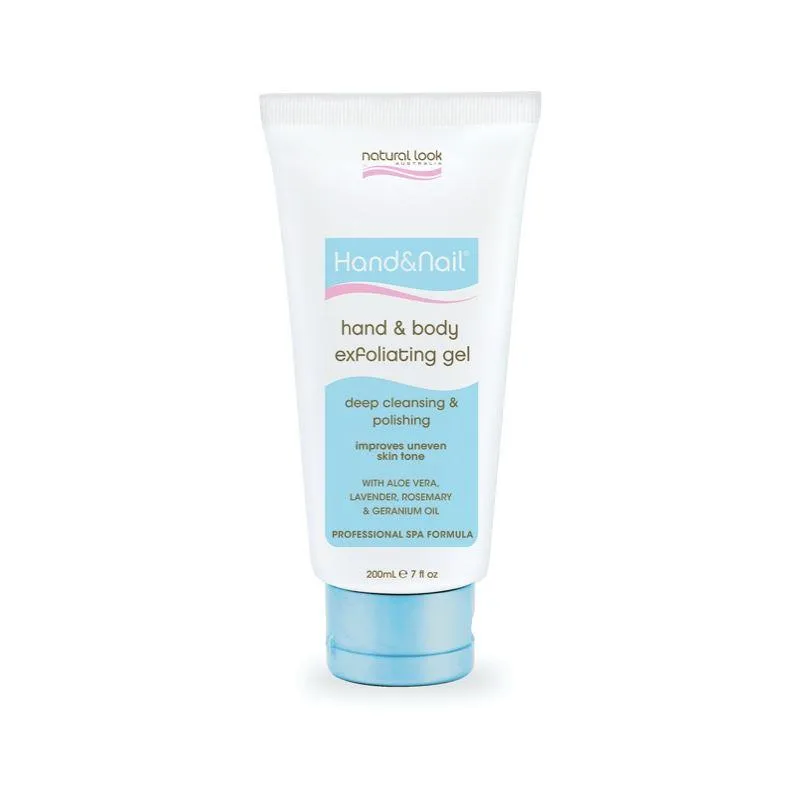 Hand & Body Exfoliating Gel 200ml ~ Hand & Nail ~ Natural Look