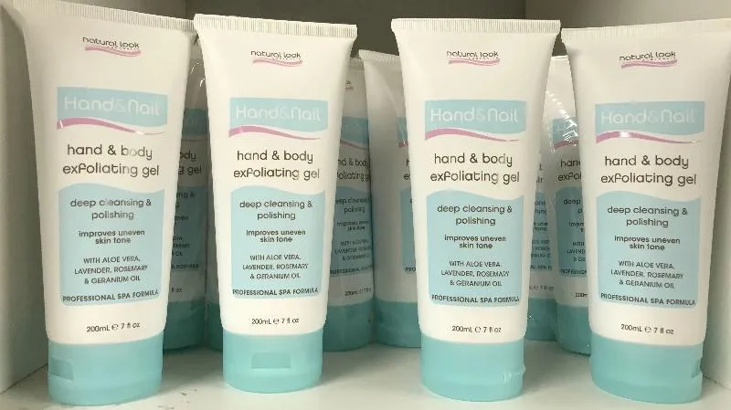 Hand & Body Exfoliating Gel 200ml ~ Hand & Nail ~ Natural Look