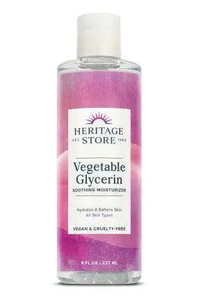 Heritage Store Vegetable Glycerin 8 oz Liquid