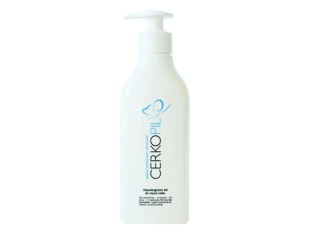 Hypoallergenic body wash, CERKOPIL gel