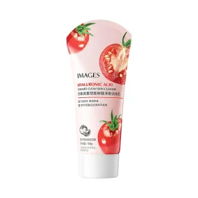 IMAGES Tomato Hyaluronic Acid Gently Cleanses Pores, Improves Darkness And Oil Control Facial Cleanser 100g XXM61251