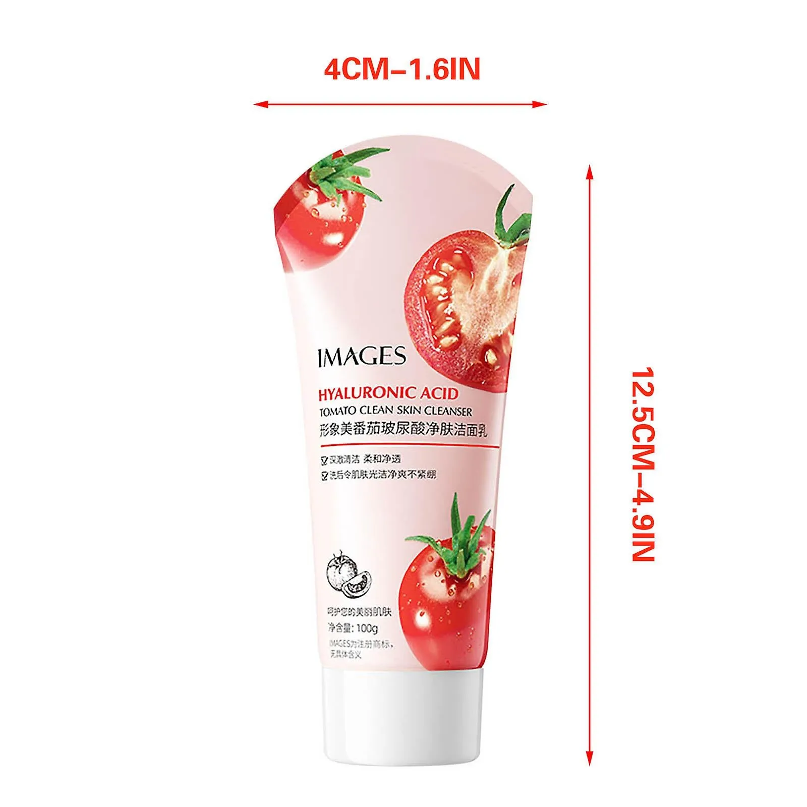 IMAGES Tomato Hyaluronic Acid Gently Cleanses Pores, Improves Darkness And Oil Control Facial Cleanser 100g XXM61251