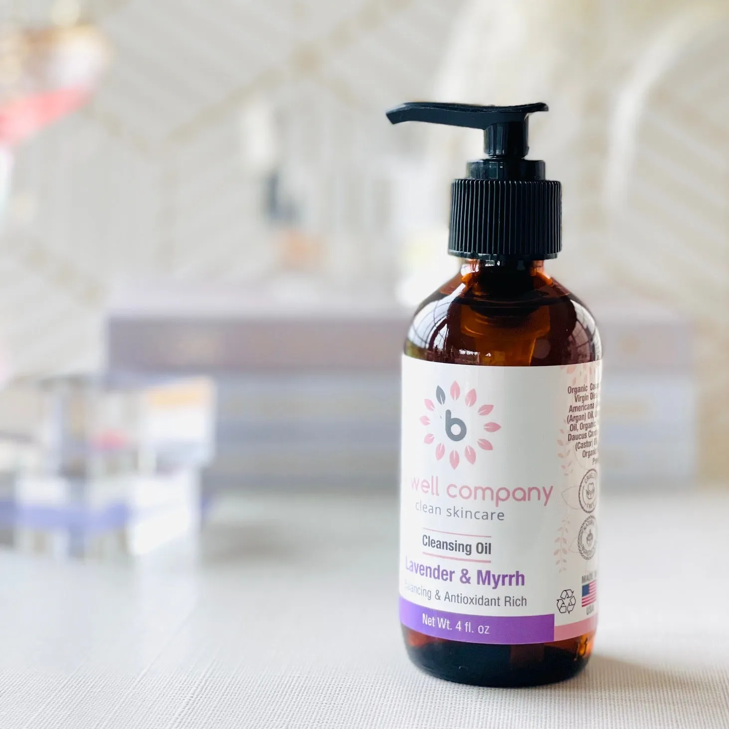 Natural Facial Cleansing Oil - Lavender