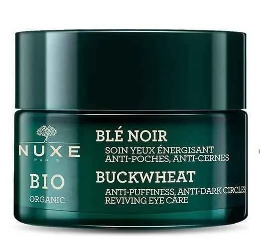 NUXE BIO Eye cream reducing puffiness and dark circles under the eyes, buckwheat 15ml