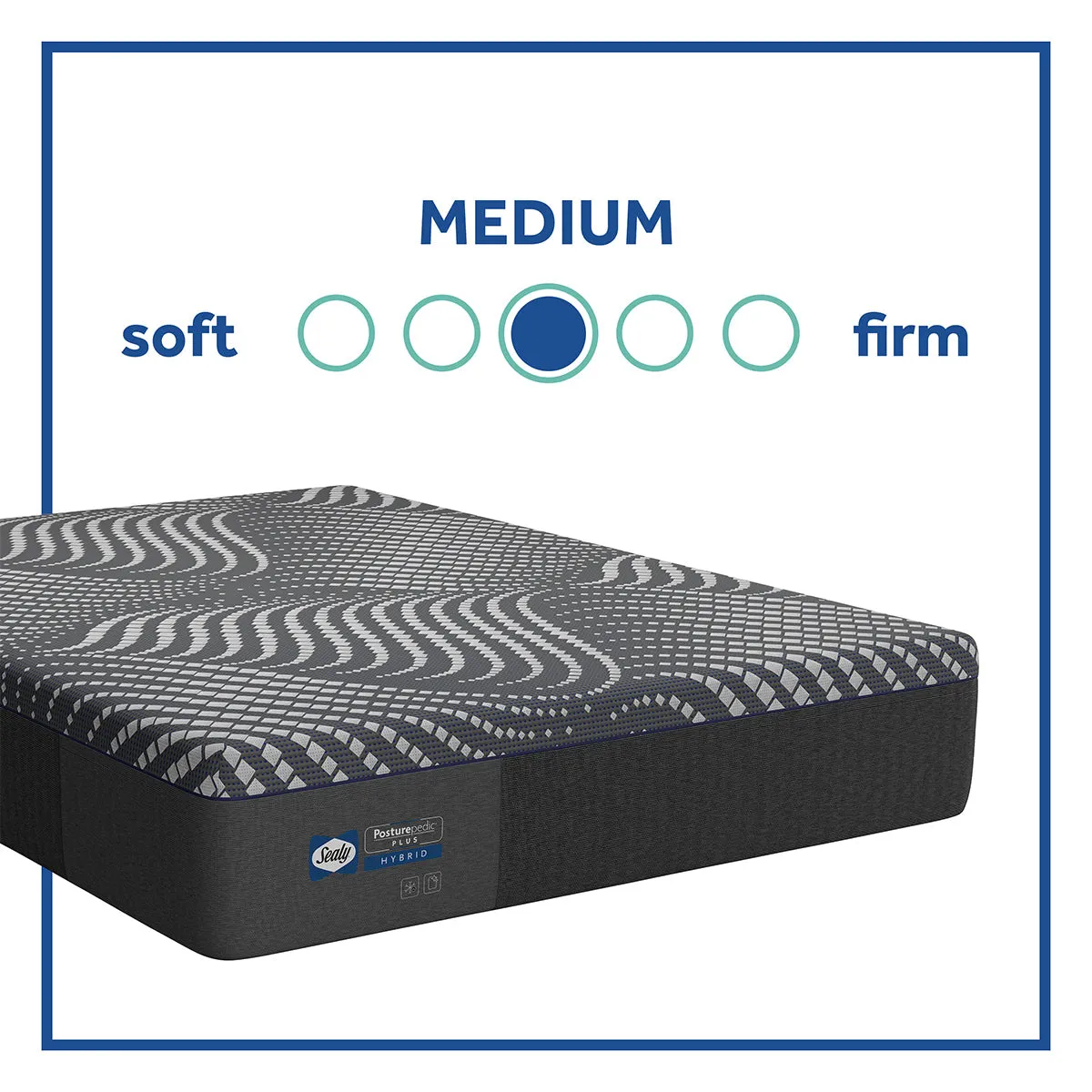 Sealy® Posturepedic Plus Hybrid Albany 13" Medium Mattress