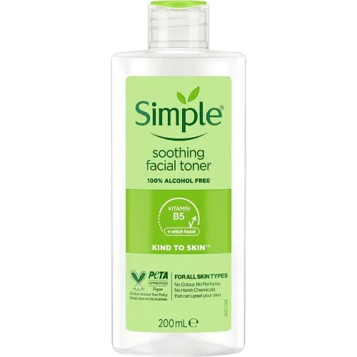 Simple Kind To Skin Soothing Face Toner 200ml (N)