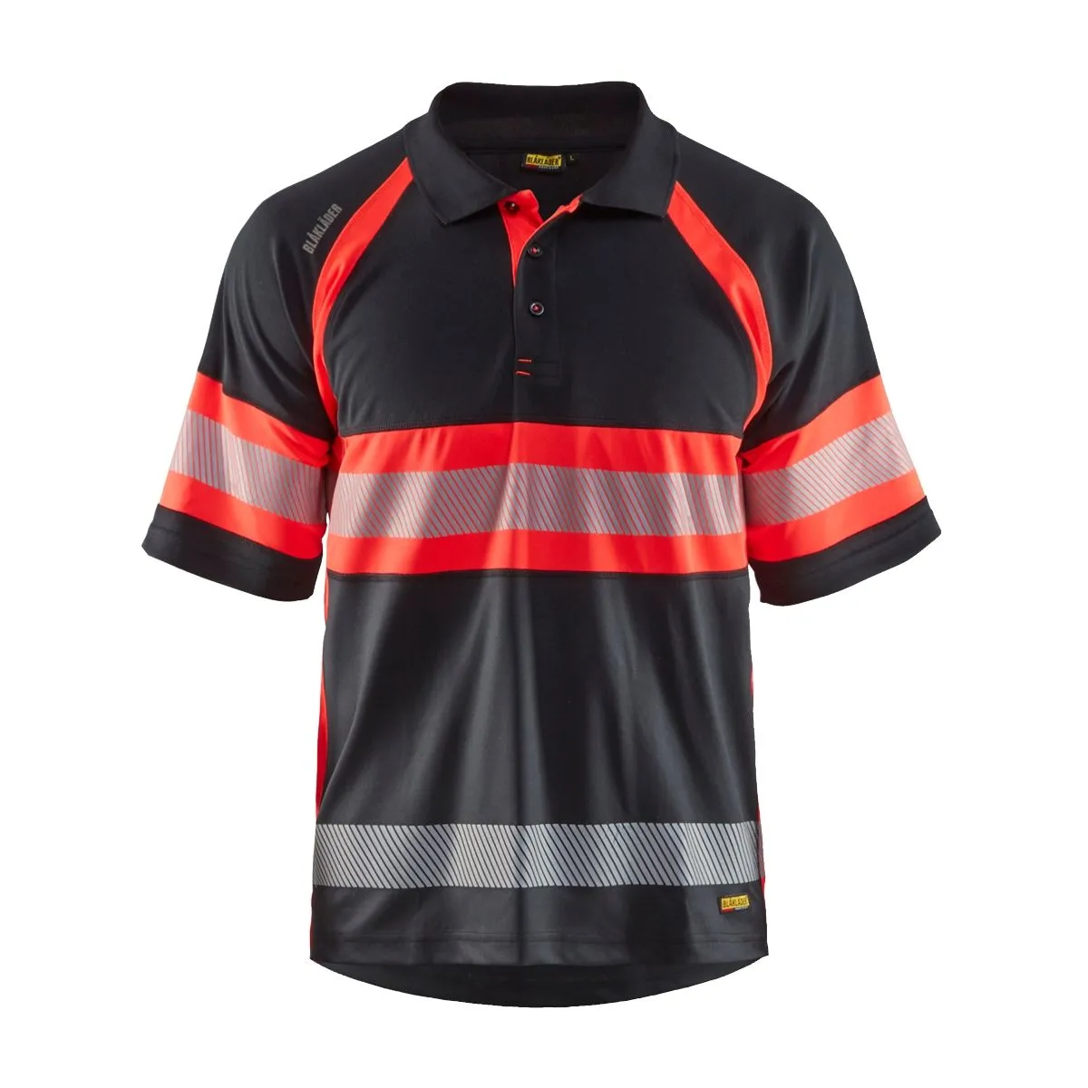 UV&#x20;Polo&#x20;Shirt&#x20;High&#x20;Vis&#x20;Class&#x20;1&#x20;3338&#x20;Marine&#x2F;High&#x20;Vis&#x20;Geel&#x20;-&#x20;Bl&#xE5;kl&#xE4;der